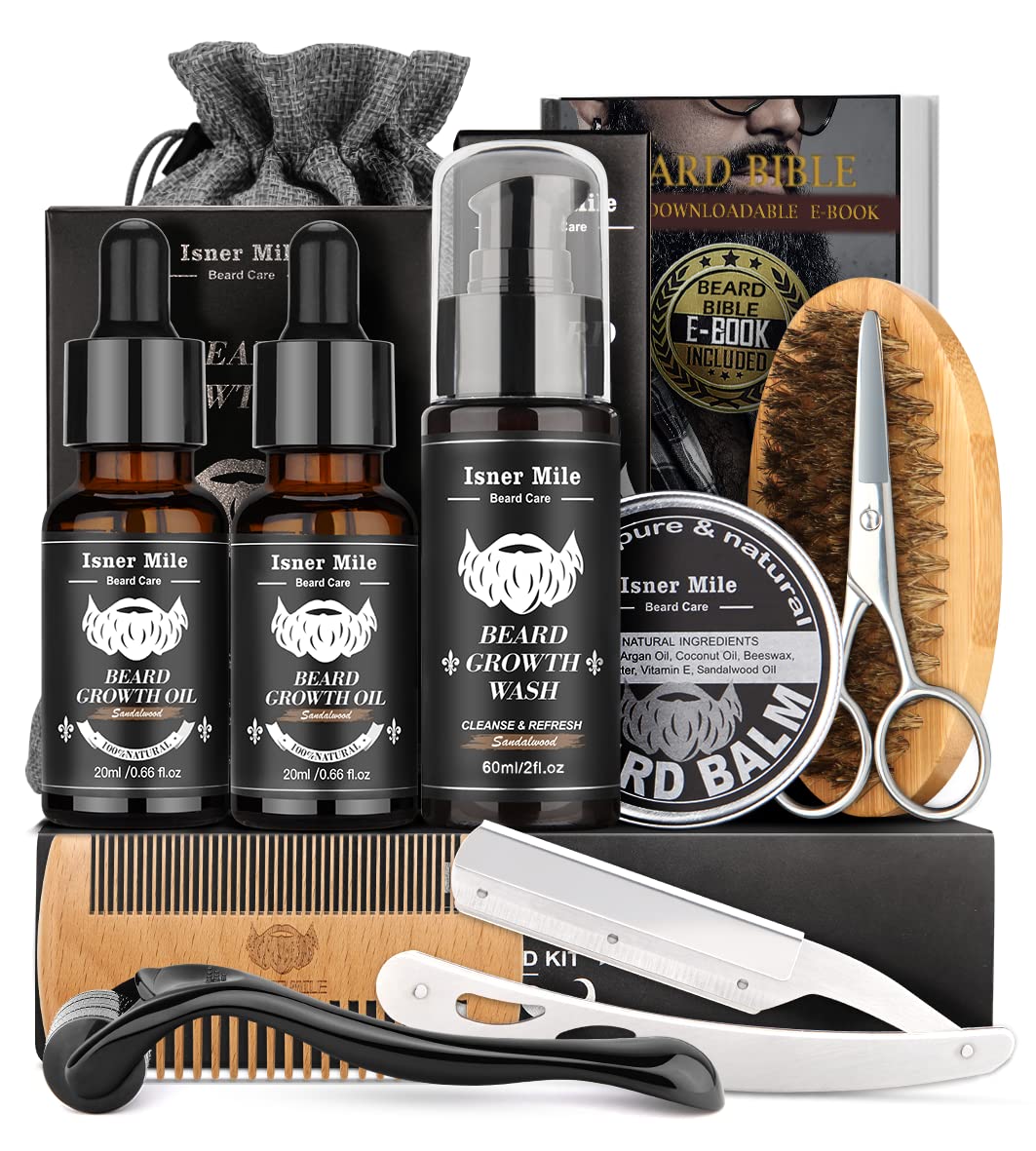 Isner Mile Beard Growth Kit / Sandalwood