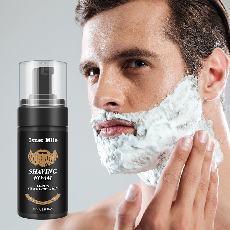 Beard Shaving Foam Skincare Protective Shave Mousse Isner Mile