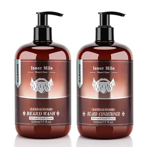 Isner Mile Beard Wash And Conditioner Kit / Sandalwood