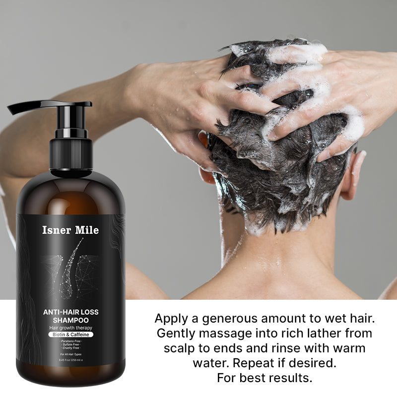 Hair Regrowth and Anti Hair Loss Shampoo Contain Biotin & Caffeine