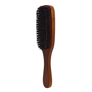 Durable Wood Handle Boar Bristle Hair Beard Straightener Brush