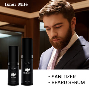 Beard Growth Kit for Men with Derma Beard Roller, Sanitizer, Activator Serum and Beard Keychain Comb
