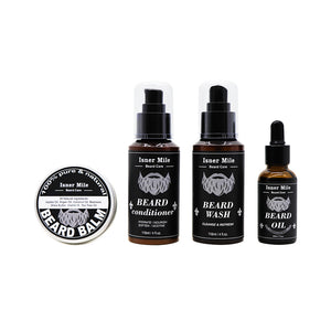 Isner Mile Beard Grooming Kit for Men Beards / Mustache Grooming Kit for Men / Beard Set / 4pcs