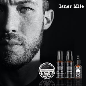 Isner Mile Beard Grooming Kit for Men Beards / Mustache Grooming Kit for Men / Beard Set / 4pcs