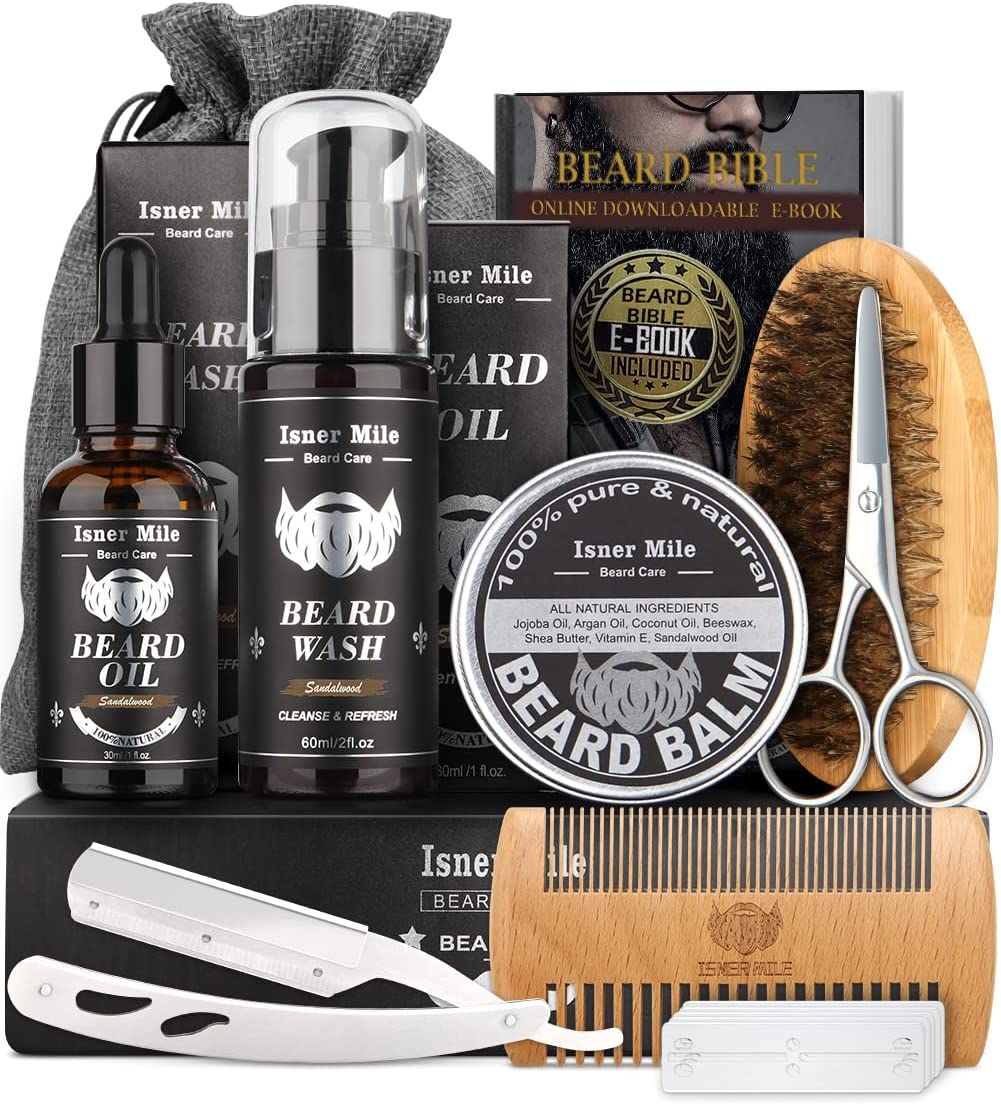 Isner Mile Beard Kit for Men丨Grooming & Trimming Tool Complete Set